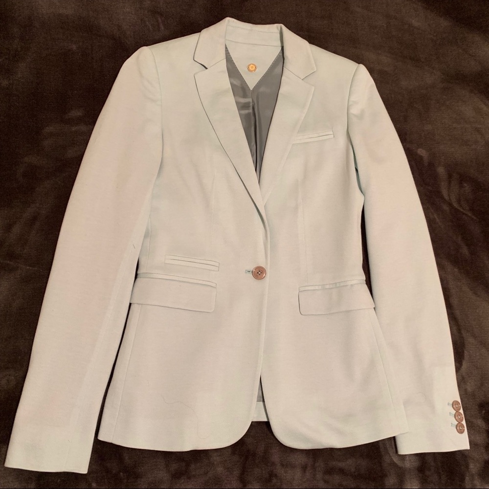 Massimo Dutti Blazer | Light Blue